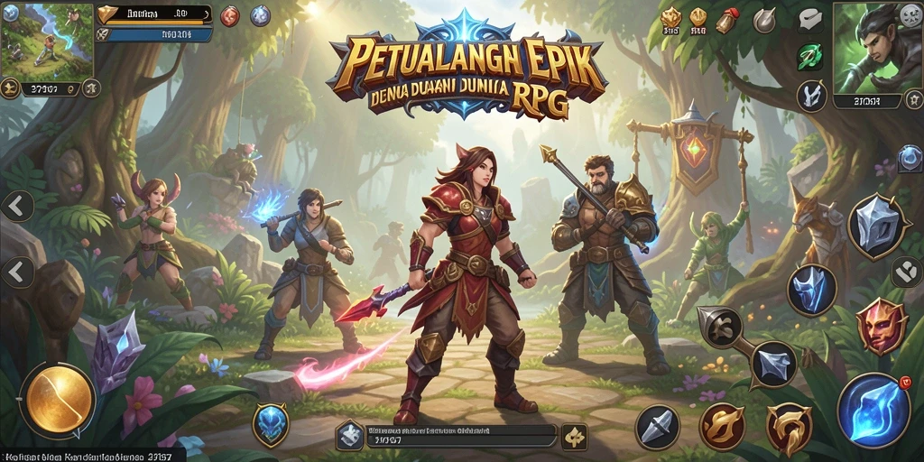 Tangkapan layar gameplay 2757 menampilkan pertempuran epik dalam dunia RPG.