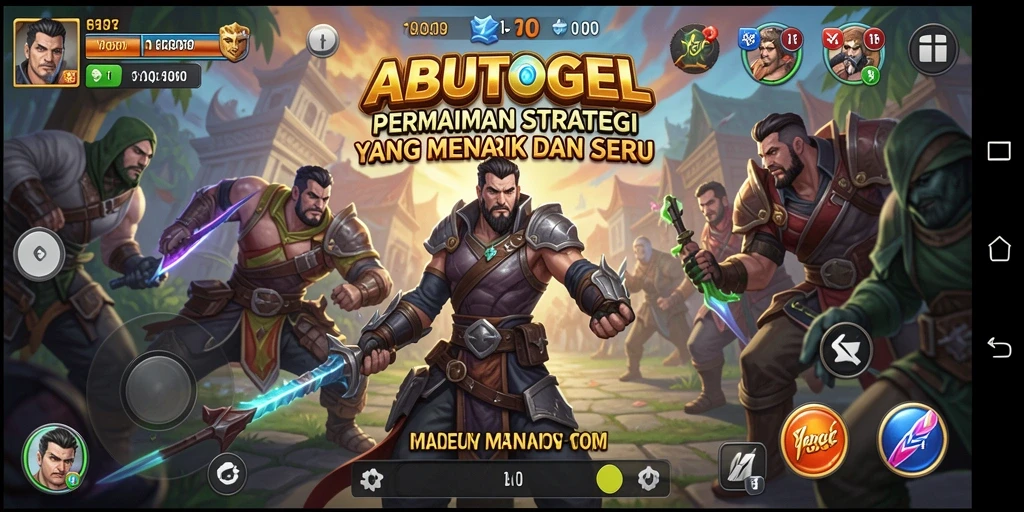 Tampilan gameplay menarik di ABUTOGEL yang penuh strategi.