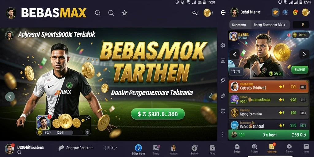Cuplikan gameplay taruhan olahraga di BEBASMAX.