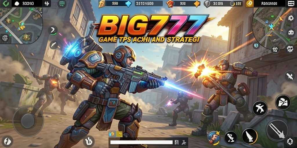 Tampilan gameplay memukau dengan aksi tembak-menembak yang seru.