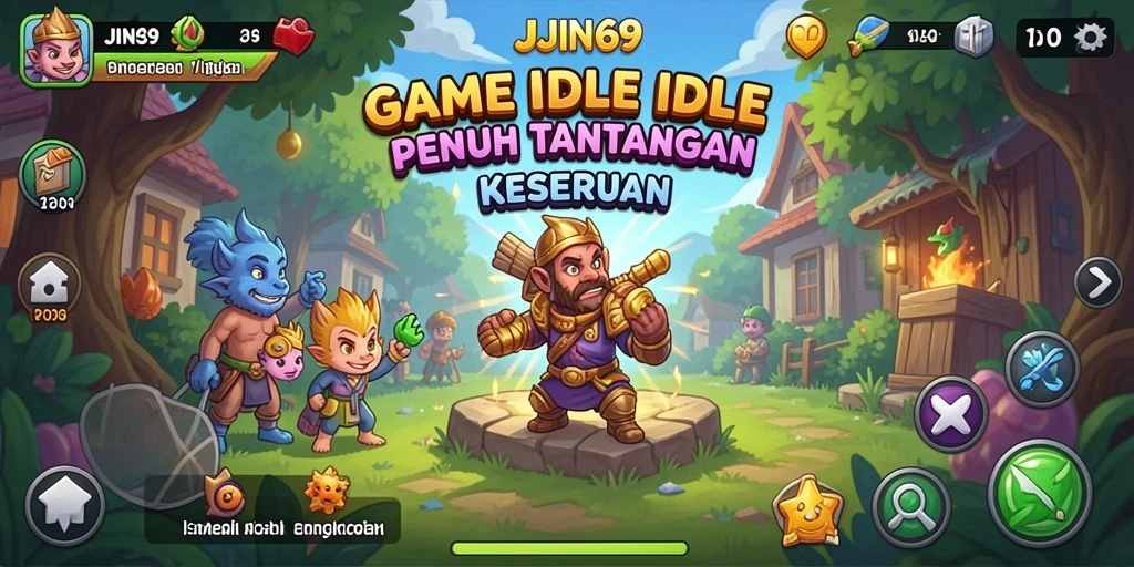Screenshot utama JIN69 dengan gameplay Idle yang menarik.