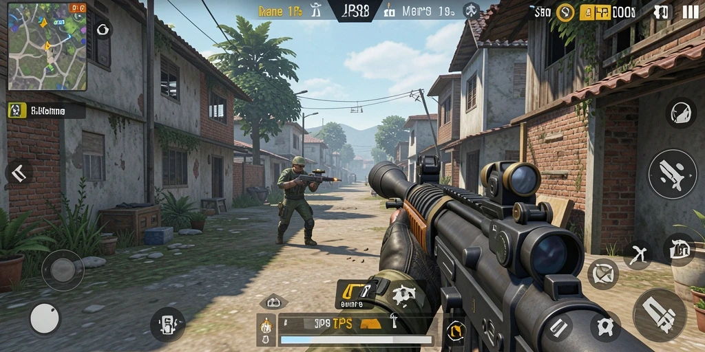 Tampilan gameplay JPS88 yang seru dalam aksi TPS.