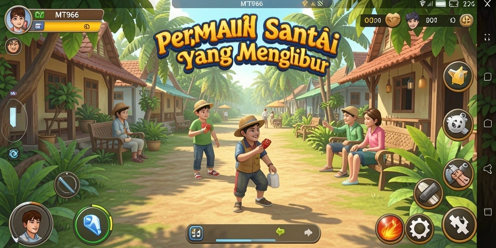 Gameplay MT966 yang menghibur dan santai, cocok untuk berbagai usia.