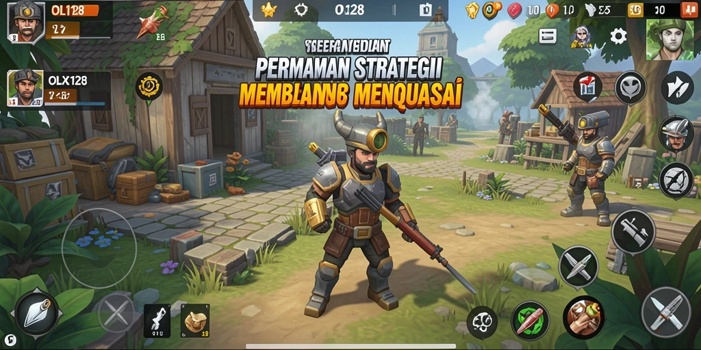 Visual gameplay SLG yang menarik dan penuh strategi.