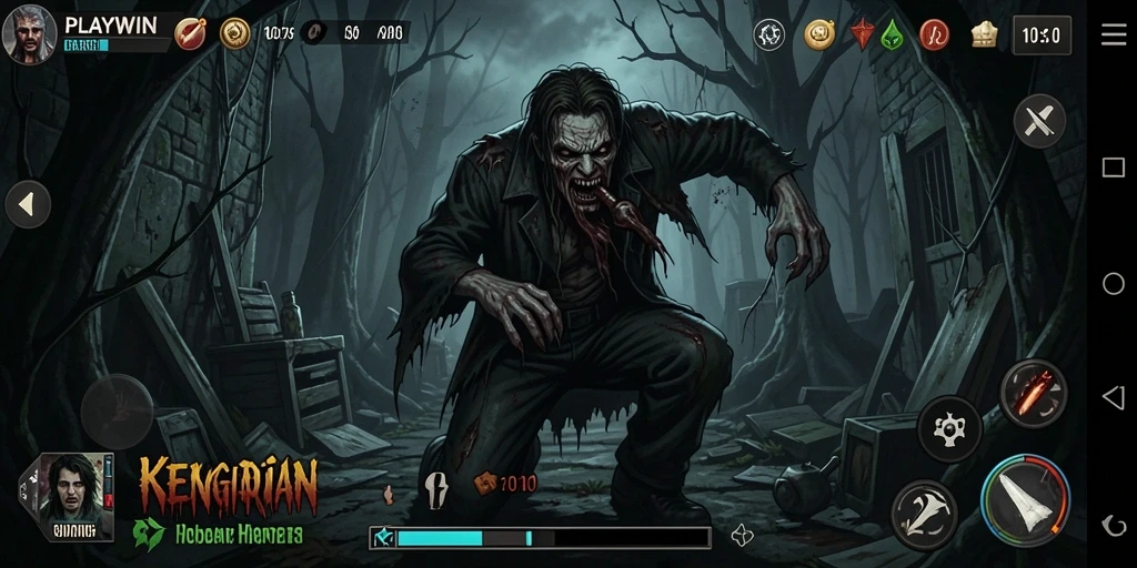 Gameplay menyeramkan dengan atmosfer horor yang mencekam.