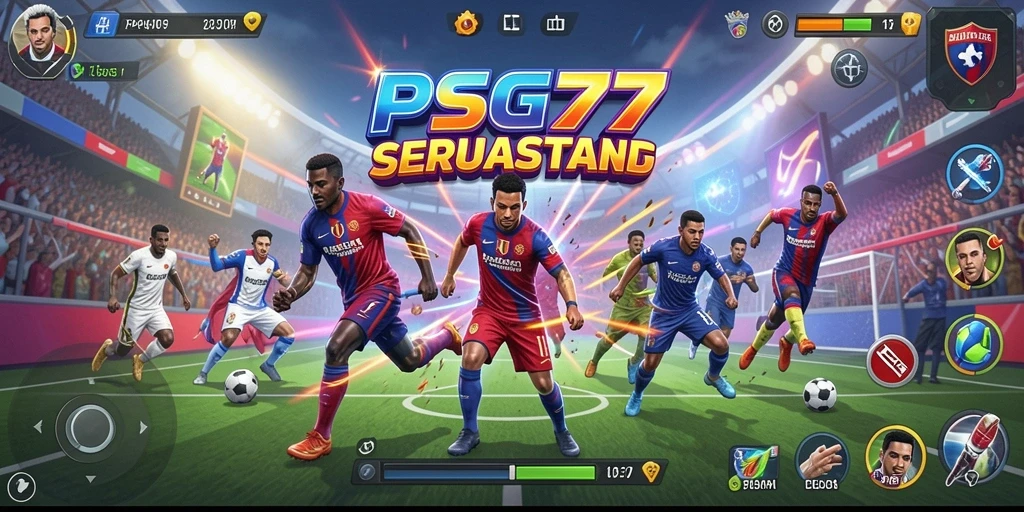 Tampilan gameplay seru dan penuh tantangan PSG77.