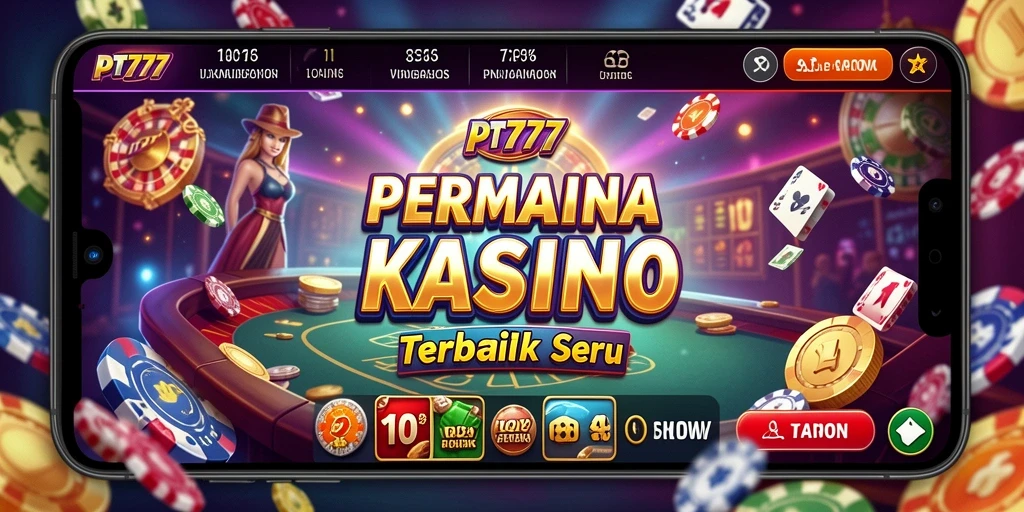 Gameplay seru di aplikasi Kasino PT777 yang menantang.