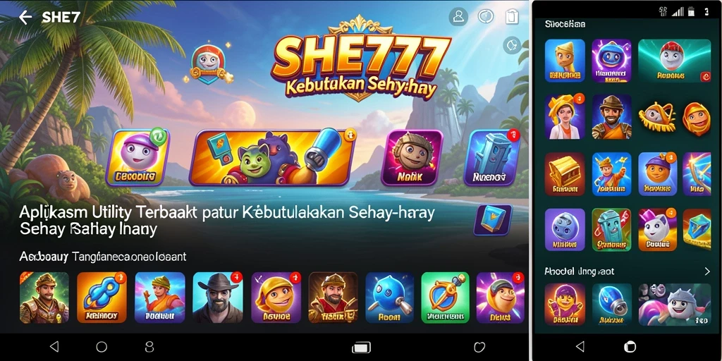 Tampilan antarmuka SHE777 yang bersih dan intuitif.