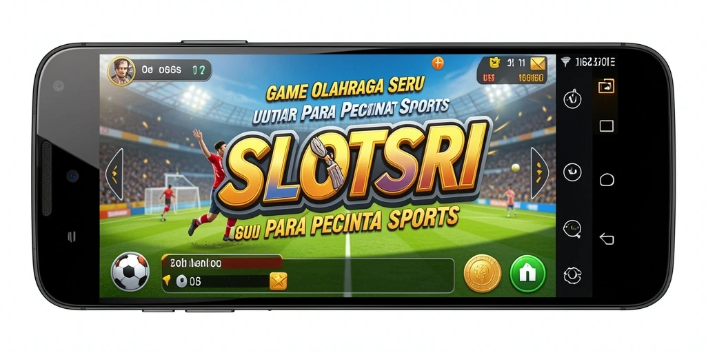Tangkapan layar utama SLOTSRI menampilkan serunya gameplay olahraga yang mendebarkan.
