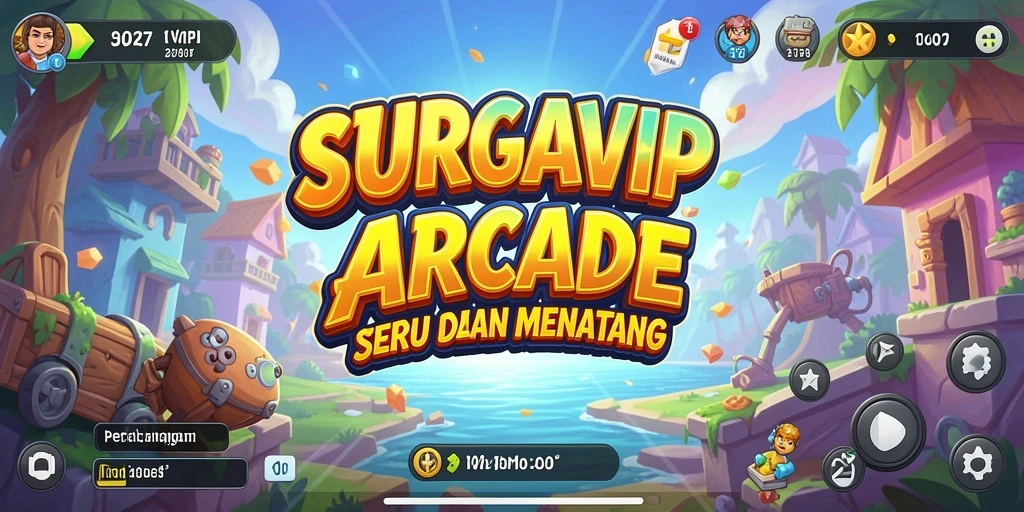 Screenshot gameplay SURGAVIP dengan aksi seru dan tantangan menantang.