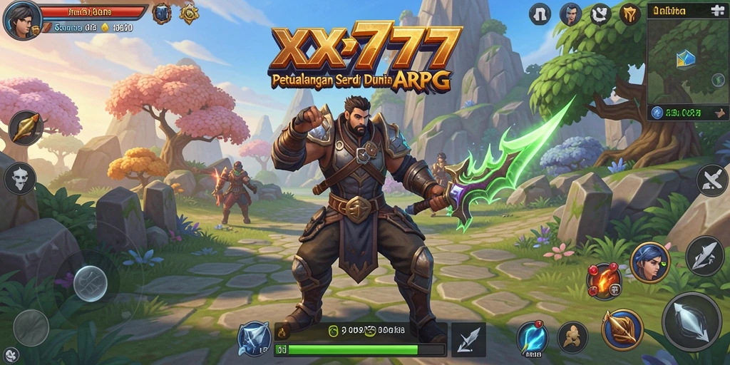 Tampilan screenshot XXX777 menampilkan aksi seru dan karakter menawan dalam game ARPG.